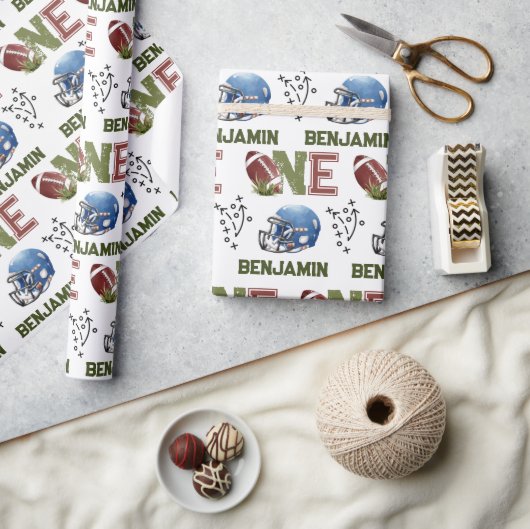 American Football Geschenkpapier (Kunsthandwerk)