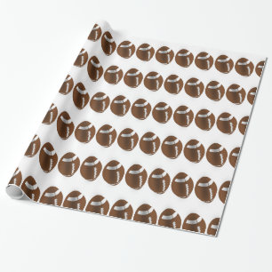American-Football-Geschenkpapier, sportlicher Spaß Geschenkpapier