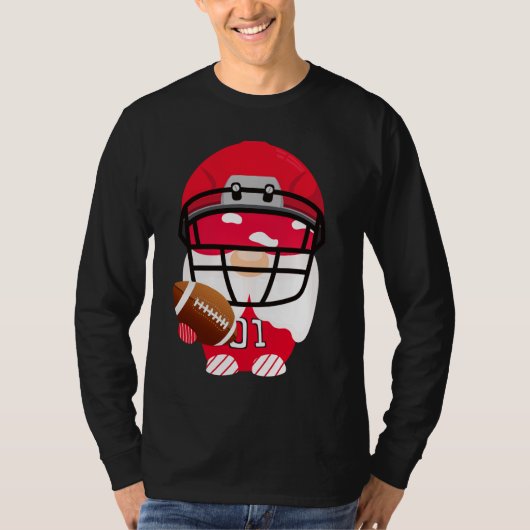American Football Gnomes Men Long Sleeve T-Shirt (Vorderseite)