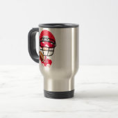 American Football Gnomes Travel Mug Reisebecher (Vorderseite Links)
