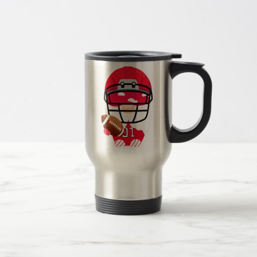 American Football Gnomes Travel Mug Reisebecher (Rechts)
