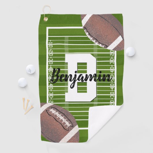 American Football Golfhandtuch (Insitu)