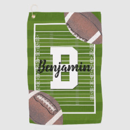 American Football Golfhandtuch