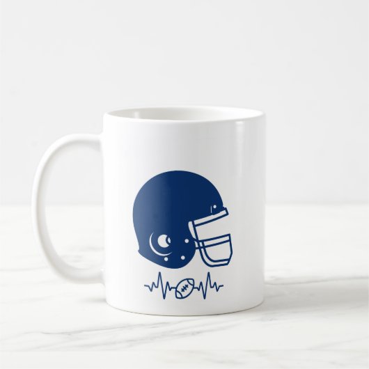 American Football gridirland Sport Liebhaber Kaffeetasse (Links)