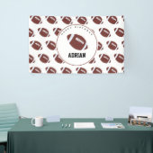 American Football Gridiron Ball Birthday Party Banner (Messeveranstaltung)