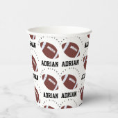 American Football Gridiron Ball Birthday Party Pappbecher (Rechts)