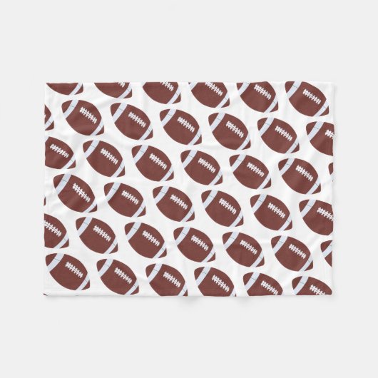 American Football Gridiron Ball Fleecedecke (Vorderseite (Horizontal))