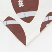 American Football Gridiron Ball Fleecedecke (Ecke)