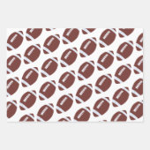 American Football Gridiron Ball Pattern Geschenkpapier Set (Vorderseite)