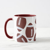 American Football Gridiron Ball Personalisiert Tasse (Links)