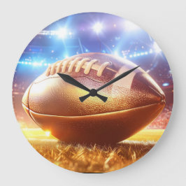 American Football Große Wanduhr