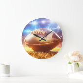 American Football Große Wanduhr (Zuhause)