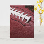 American Football Grußkarte Karte (Gelbe Blume)