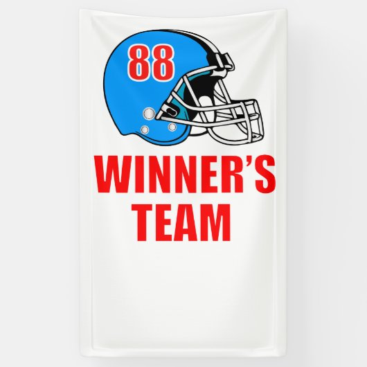 American-Football-Helm Banner (Vertikal)