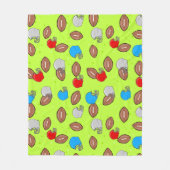 American Football - Helmet & Ball Seamless Pattern Fleecedecke (Vorderseite)