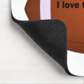 American Football: Ich Liebe dieses Spiel Mousepad (Ecke)