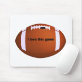 American Football: Ich Liebe dieses Spiel Mousepad (Mit Mouse)