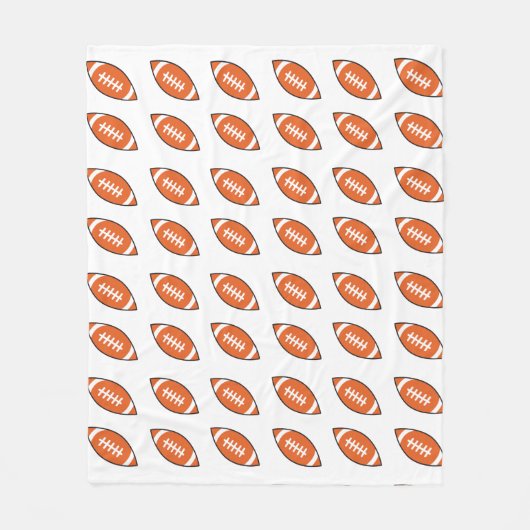 American Football Illustration Fleecedecke (Vorderseite)