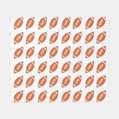 American Football Illustration Fleecedecke (Vorderseite (Horizontal))