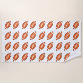 American Football Illustration Strandtuch (Vorderseite)