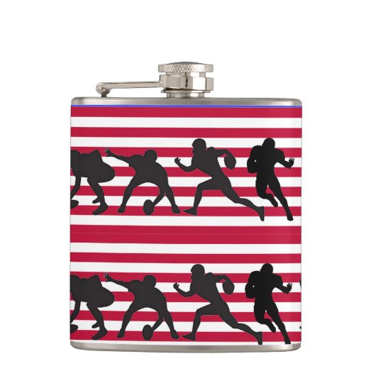 American Football image for Vinyl Wrapped Flask Flachmann (Vorderseite)