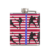American Football image for Vinyl Wrapped Flask Flachmann (Rückseite)