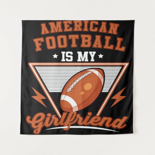 American Football ist mein Fußball Wandteppich (Vorderseite)