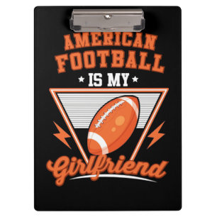 American Football ist meine Freundin Klemmbrett