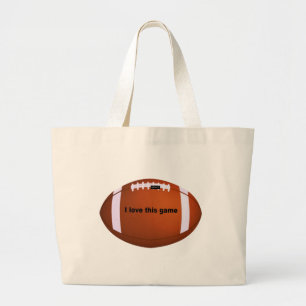 American Football Jumbo Stoffbeutel