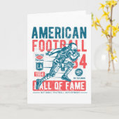 American Football Karte (Gelbe Blume)