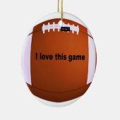 American Football Keramikornament (Rechts)