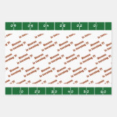 American Football Kindergeburtstag Geschenkpapier Set (Vorderseite 3)