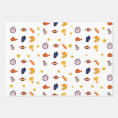 American Football Kindergeburtstag Geschenkpapier Set (Vorderseite 2)