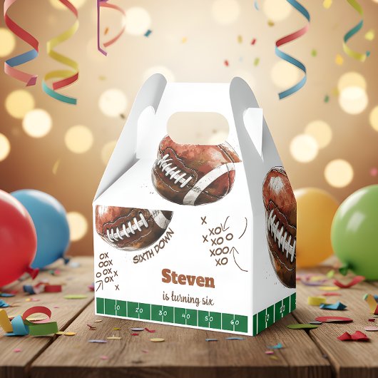 American Football Kindergeburtstag Geschenkschachtel