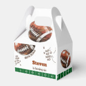 American Football Kindergeburtstag Geschenkschachtel (Rückseite)