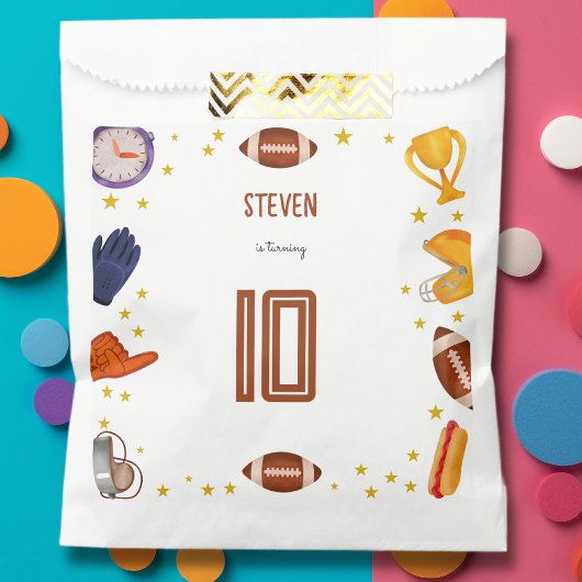 American Football Kindergeburtstag Geschenktütchen