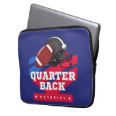 American Football Laptopschutzhülle (Vorderseite Links)