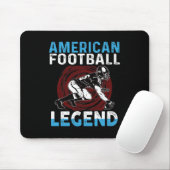 American Football Legende Mousepad (Mit Mouse)