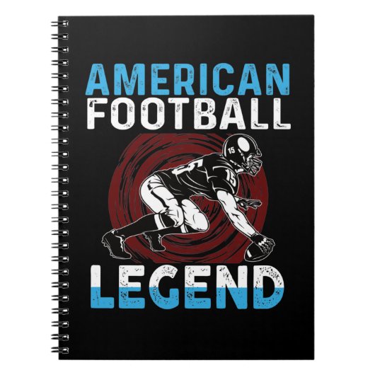 American Football Legende Notizblock (Vorderseite)