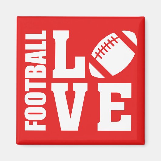 American Football Liebe Magnet (Vorne)