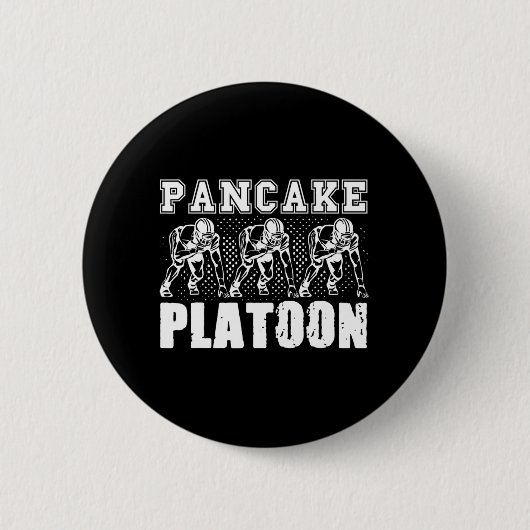 American Football Lineman Pancake Platoon Player S Button (Vorderseite)