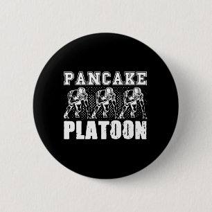 American Football Lineman Pancake Platoon Player S Button