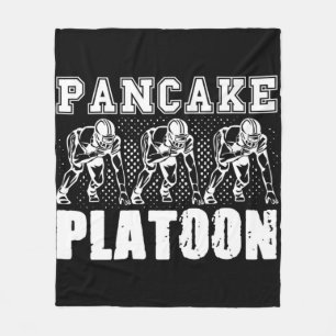 American Football Lineman Pancake Platoon Player S Fleecedecke