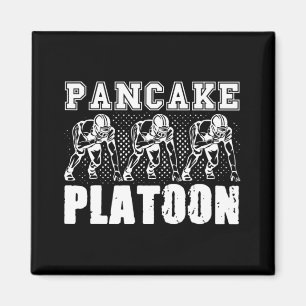 American Football Lineman Pancake Platoon Player S Magnet