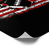 American Football Lineman Poster (Ecke)