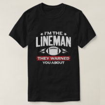 American-Football-Lineman, vor dem sie dich gewarn