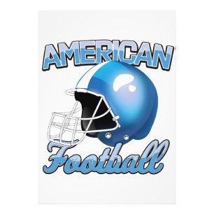 American Football Logo Fotodruck