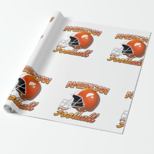 American Football Logo Geschenkpapier