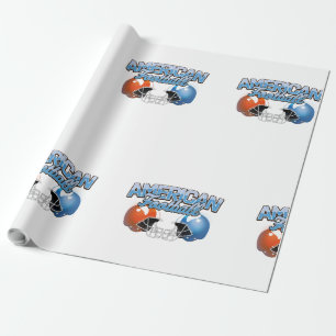 American Football Logo Geschenkpapier