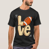 American Football Love Valentines Rugby Srts Pl _1 T-Shirt (Vorderseite)